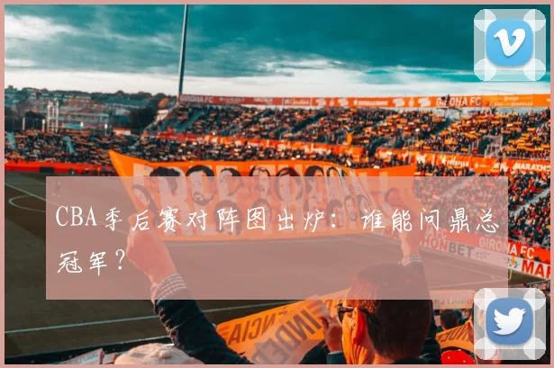 CBA季后赛对阵图出炉:谁能问鼎总冠军?